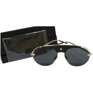 Christian Dior DiorEVOLS-02M2-2K Black Gold Sunglasses Grey Lens