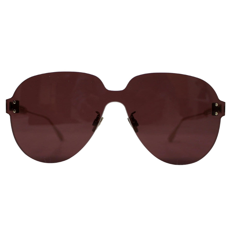 Christian Dior QUAKE3S 0LHF/U1 Opal Burgundy Sunglasses Pink Lens
