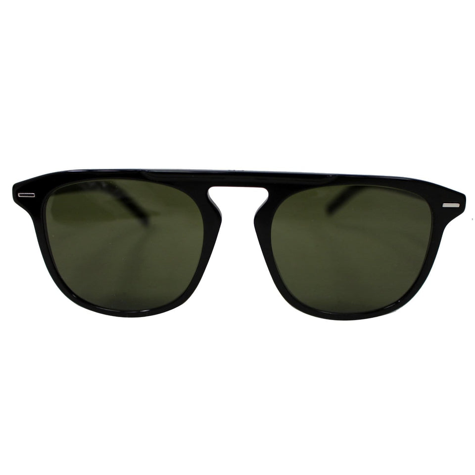 Christian Dior Homme BLACK249S-0807/QT Black Sunglasses Green Lens