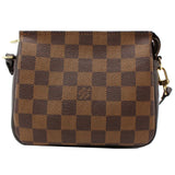 Louis Vuitton Trousse Damier Ebene Makeup Pochette Clutch Bag Brown
