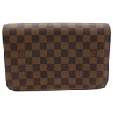 Louis Vuitton Saint Louis Damier Ebene Pochette Clutch Bag Brown