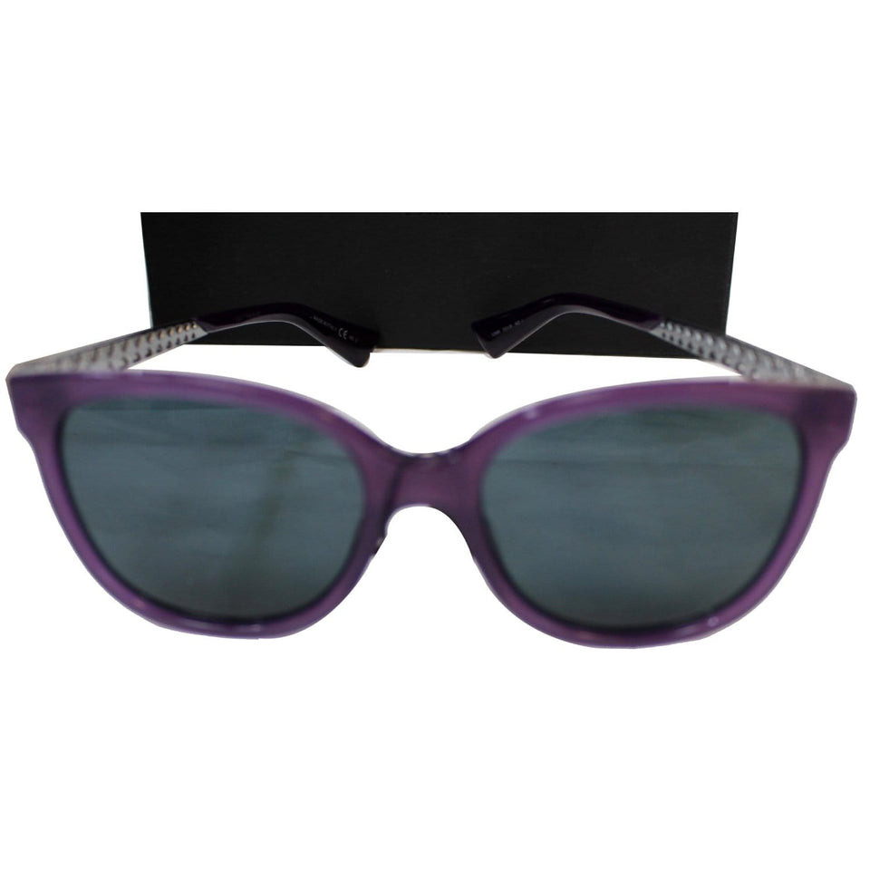 Christian Dior Diorama Women DiorAMA3N V06 Violet Blue Sunglasses Grey Lens