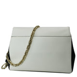 Christian Dior Diorling Medium Leather Shoulder Bag White/Black