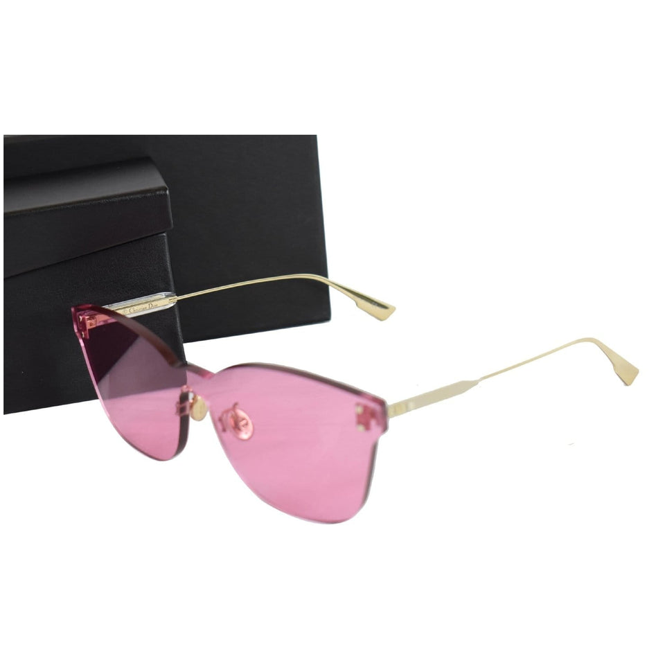 Christian Dior 49 MM Pink Shield Sunglasses