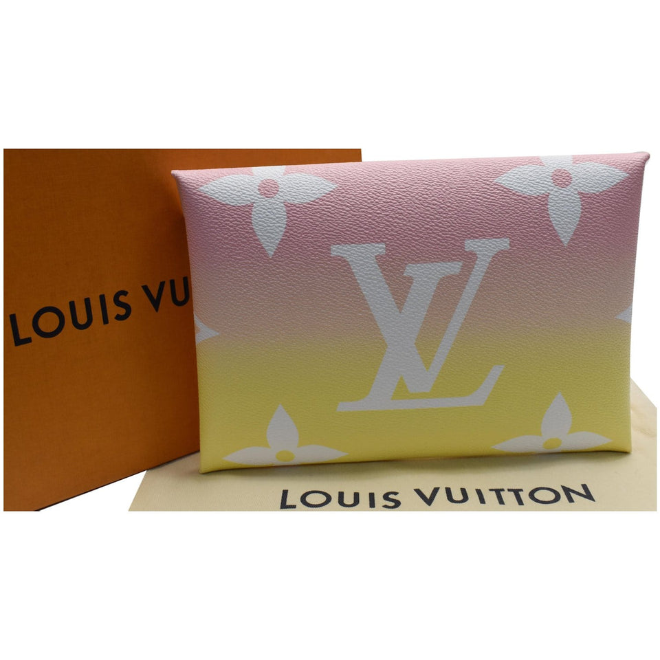 Louis Vuitton By The Pool Kirigami Large Monogram Giant Clutch Light Pink