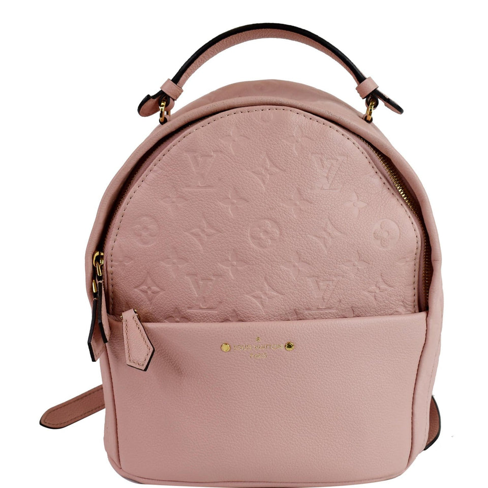 Louis Vuitton Sorbonne Monogram Empreinte Leather Backpack Rose Poudre