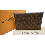 Louis Vuitton Kirigami Pochette Large Monogram Canvas Clutch Brown
