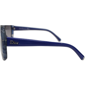 Christian Dior TIEDY1/S 098M/EU Flower Blue Sunglasses Grey Lens