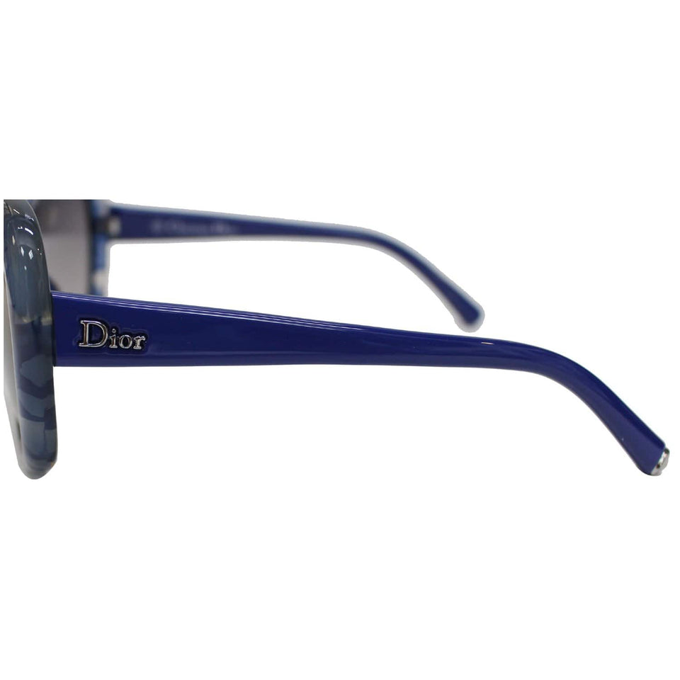 Christian Dior TIEDY1/S 098M/EU Flower Blue Sunglasses Grey Lens