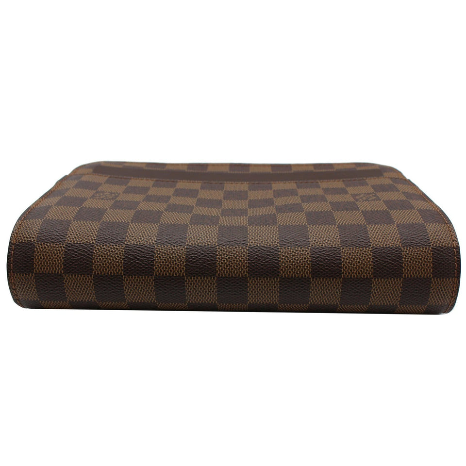 Louis Vuitton Saint Louis Damier Ebene Pochette Clutch Bag Brown