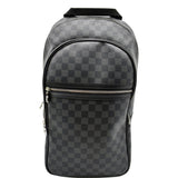 Louis Vuitton Michael Damier Graphite Canvas Backpack Bag Black