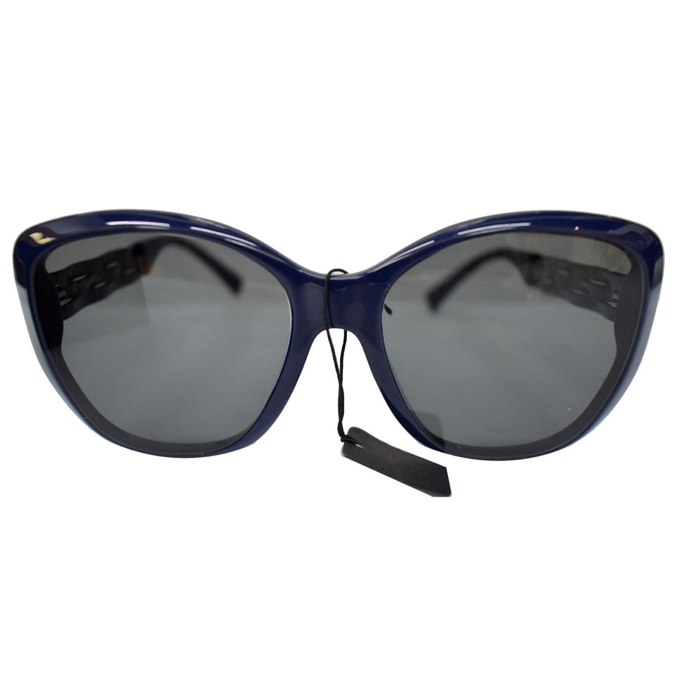 Christian Dior DiorRIBBON 1NF S5X8A Women Black Blue Sunglasses Grey Lens