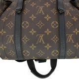 Louis Vuitton Christopher Monogram Macassar Canvas Backpack Bag Brown