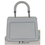 Christian Dior Be Dior Small Leather Flap Shoulder Bag Grey