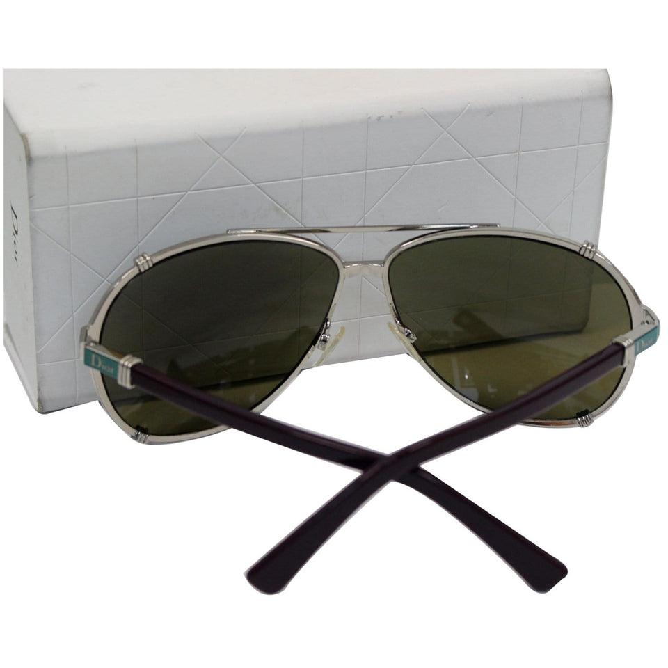 Christian Dior Chicago 2 Aviator Sunglasses Blue