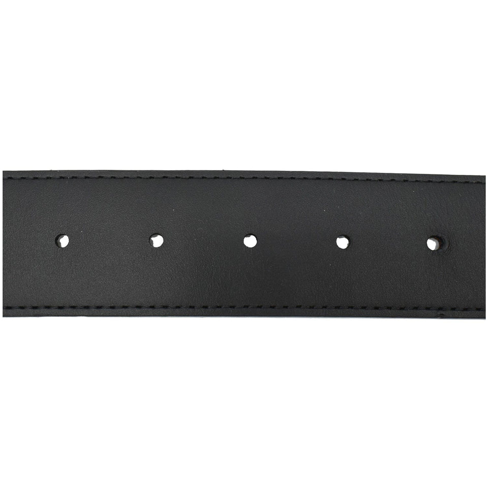 Louis Vuitton LV Initiales Monogram Canvas Silver Buckle Belt Brown