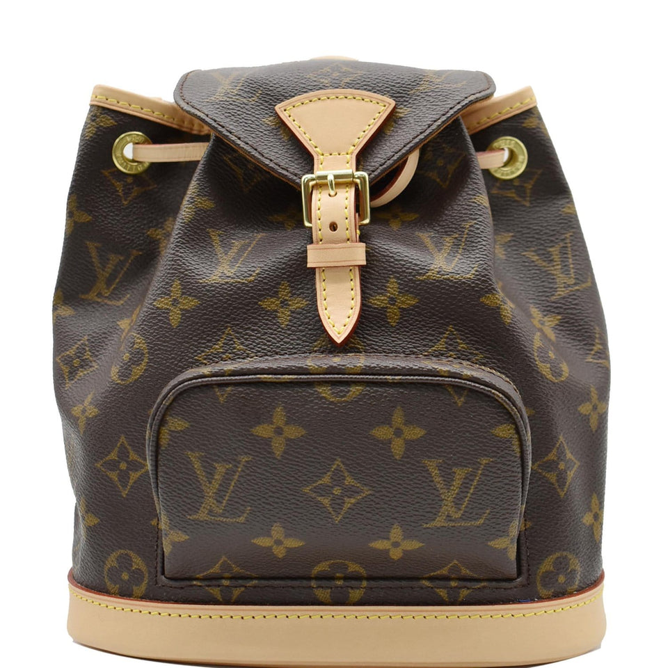 Louis Vuitton Montsouris PM Monogram Canvas Backpack Brown
