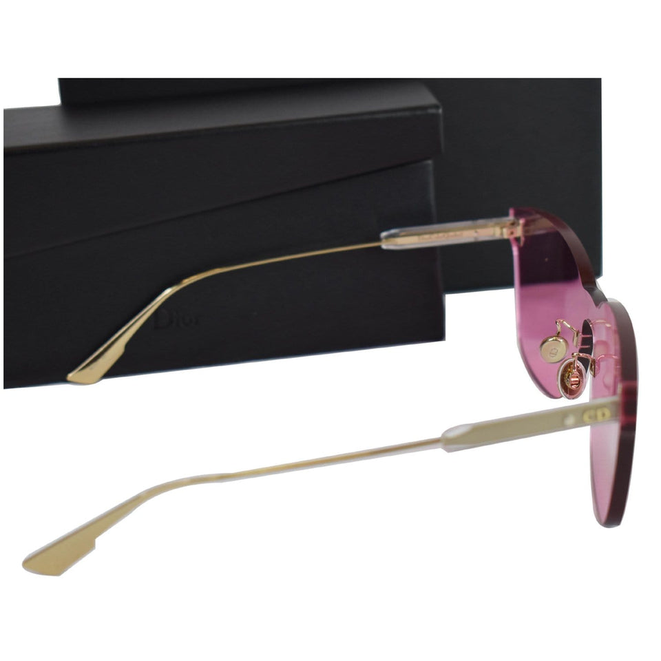 Christian Dior 49 MM Pink Shield Sunglasses