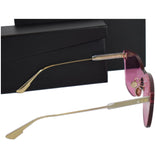Christian Dior 49 MM Pink Shield Sunglasses