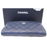 Chanel Wallet On Chain WOC Clutch Crossbody Bag Navy