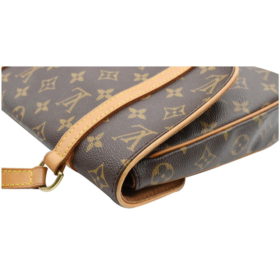Louis Vuitton Marelle Sac a Dos Monogram Canvas Backpack Bag Brown