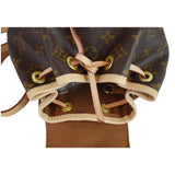 Louis Vuitton Mini Montsouris Monogram Canvas Backpack Bag Brown