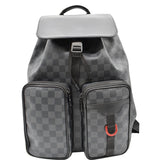 Louis Vuitton Utility Damier Graphite Backpack Bag Black