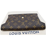 Louis Vuitton Kirigami Pochette Large Monogram Canvas Clutch Brown