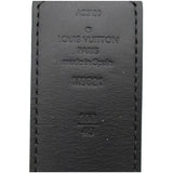 Louis Vuitton LV Initiales Monogram Canvas Silver Buckle Belt Brown