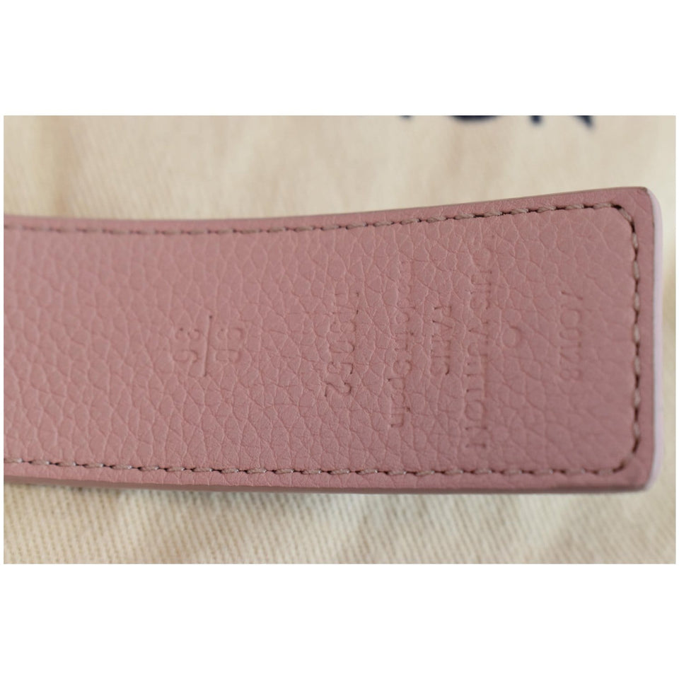 Louis Vuitton LV Initiales Monogram Canvas Belt Brown