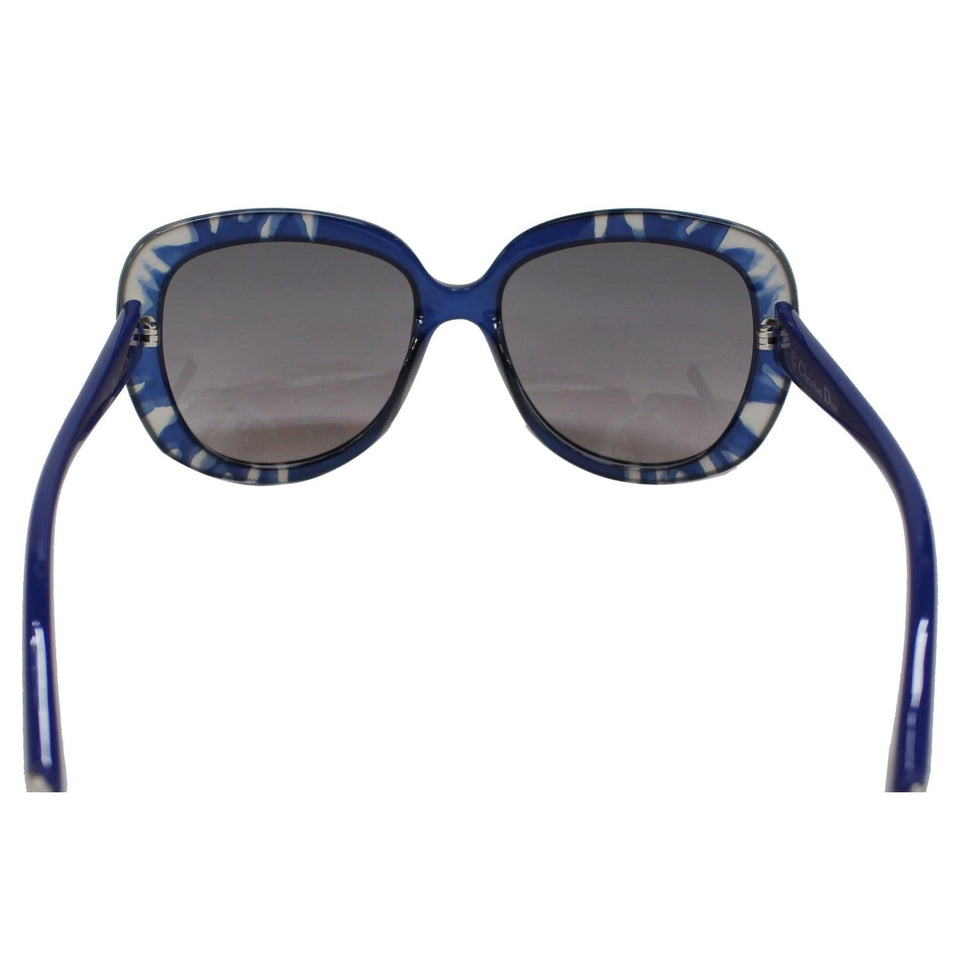 Christian Dior TIEDY1/S 098M/EU Flower Blue Sunglasses Grey Lens