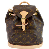 Louis Vuitton Mini Montsouris Monogram Canvas Backpack Bag Brown