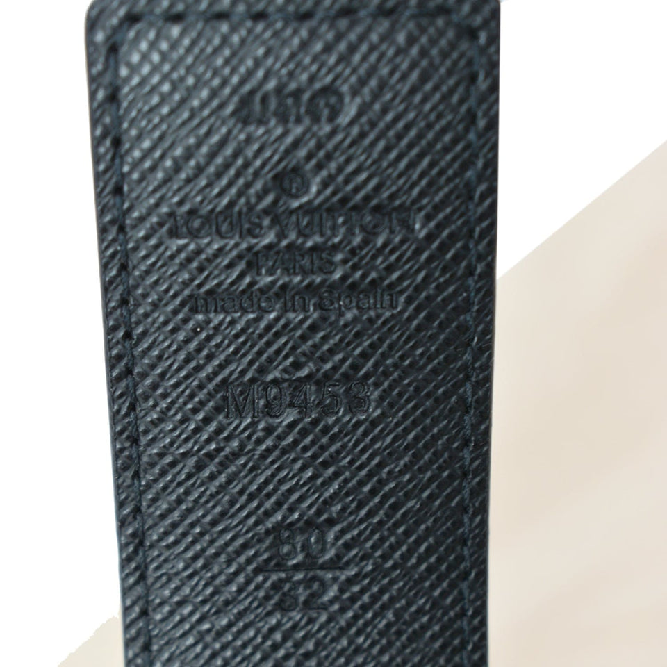 Louis Vuitton LV Initiales Monogram Canvas Buckle Belt Brown