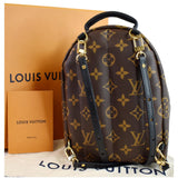 Louis Vuitton  Palm Springs Mini Monogram Canvas Backpack Brown