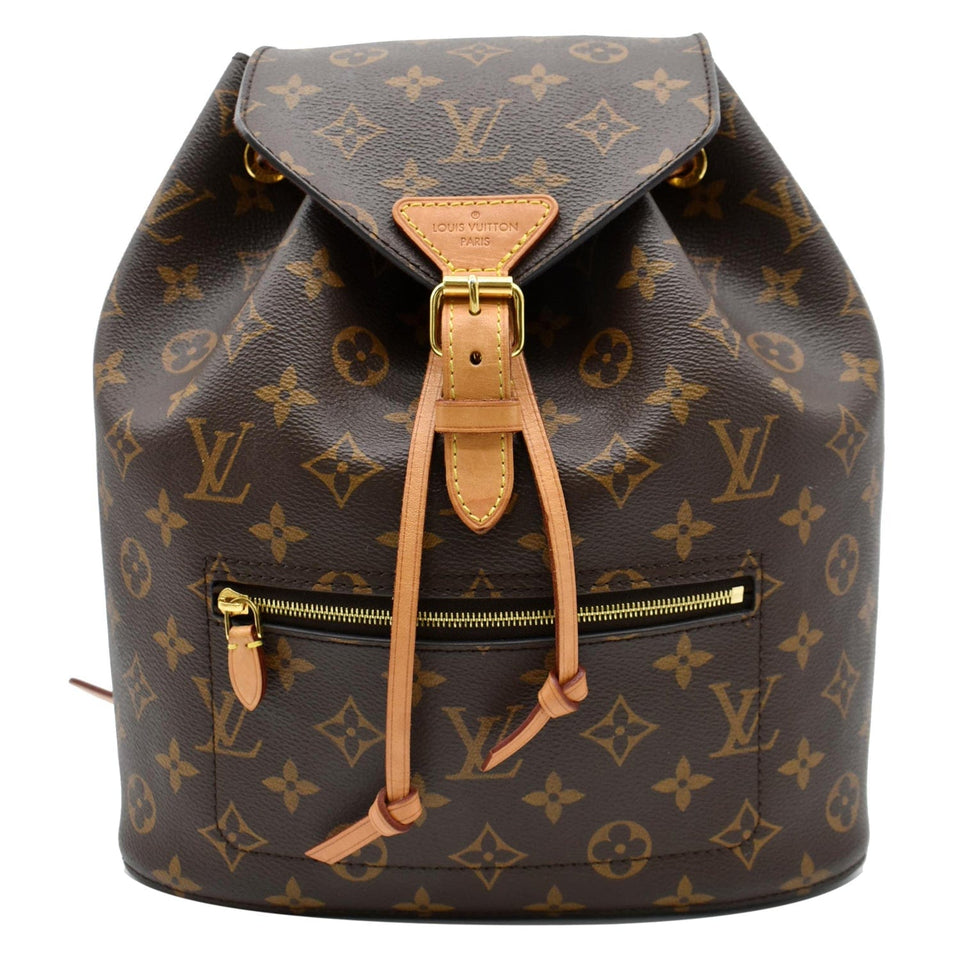 Louis Vuitton Montsouris NM Monogram Canvas Backpack Bag Brown