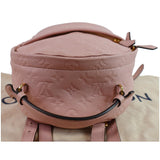 Louis Vuitton Sorbonne Monogram Empreinte Leather Backpack Rose Poudre