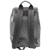 Louis Vuitton Utility Damier Graphite Backpack Bag Black
