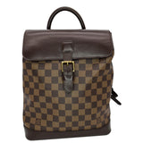 Louis Vuitton Soho Damier Ebene Backpack Bag Brown