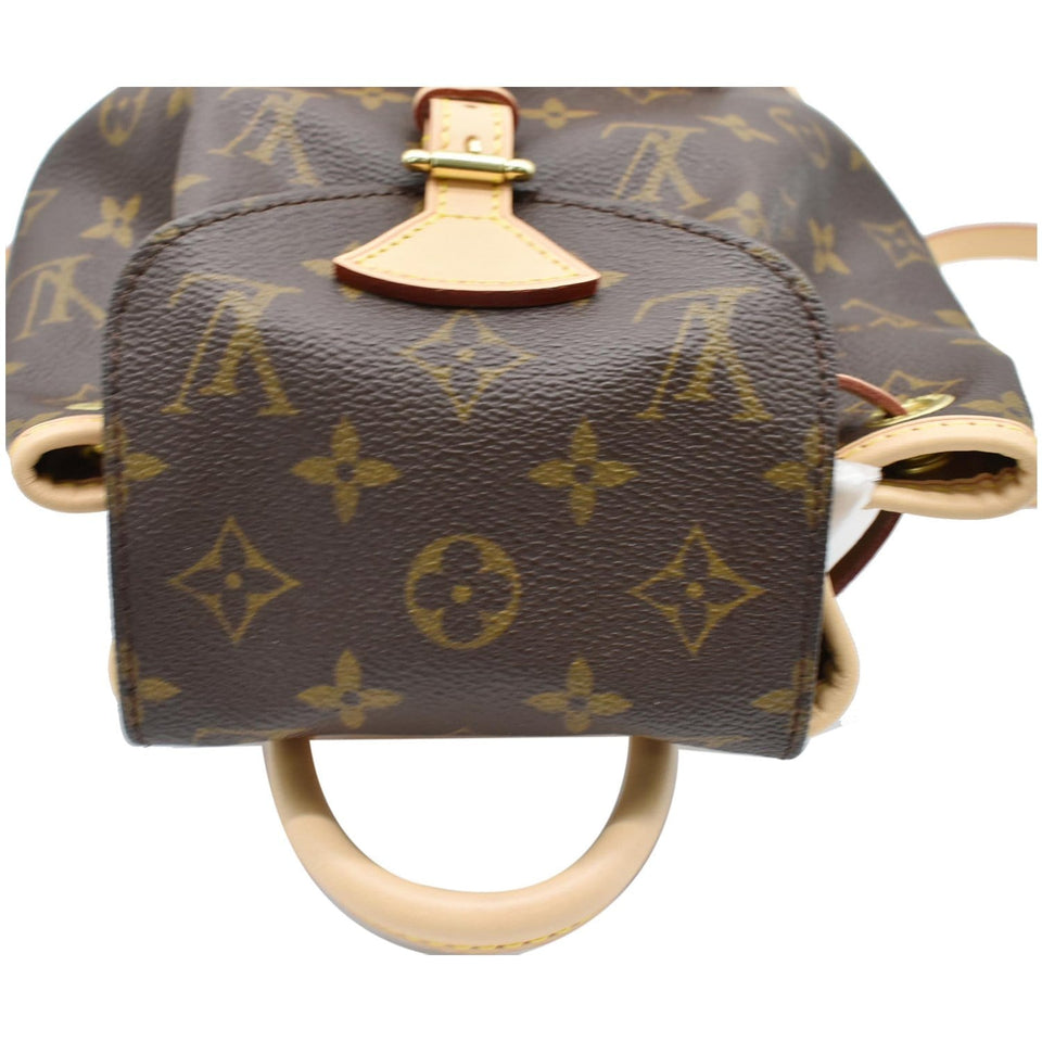 Louis Vuitton Montsouris PM Monogram Canvas Backpack Brown
