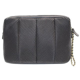 Chanel Large CC Zip Chain Lambskin Leather Wristlet Clutch Black - 20% OFF