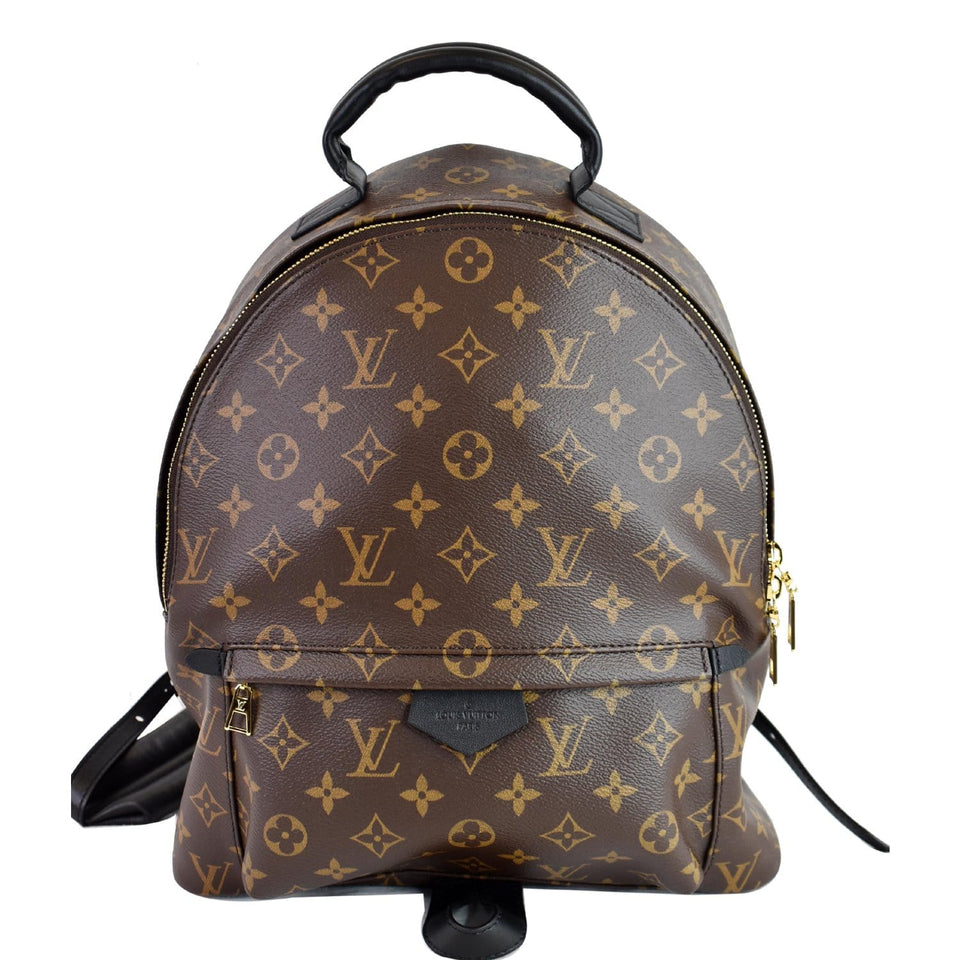 Louis Vuitton Palm Springs MM Monogram Canvas Backpack Bag Brown