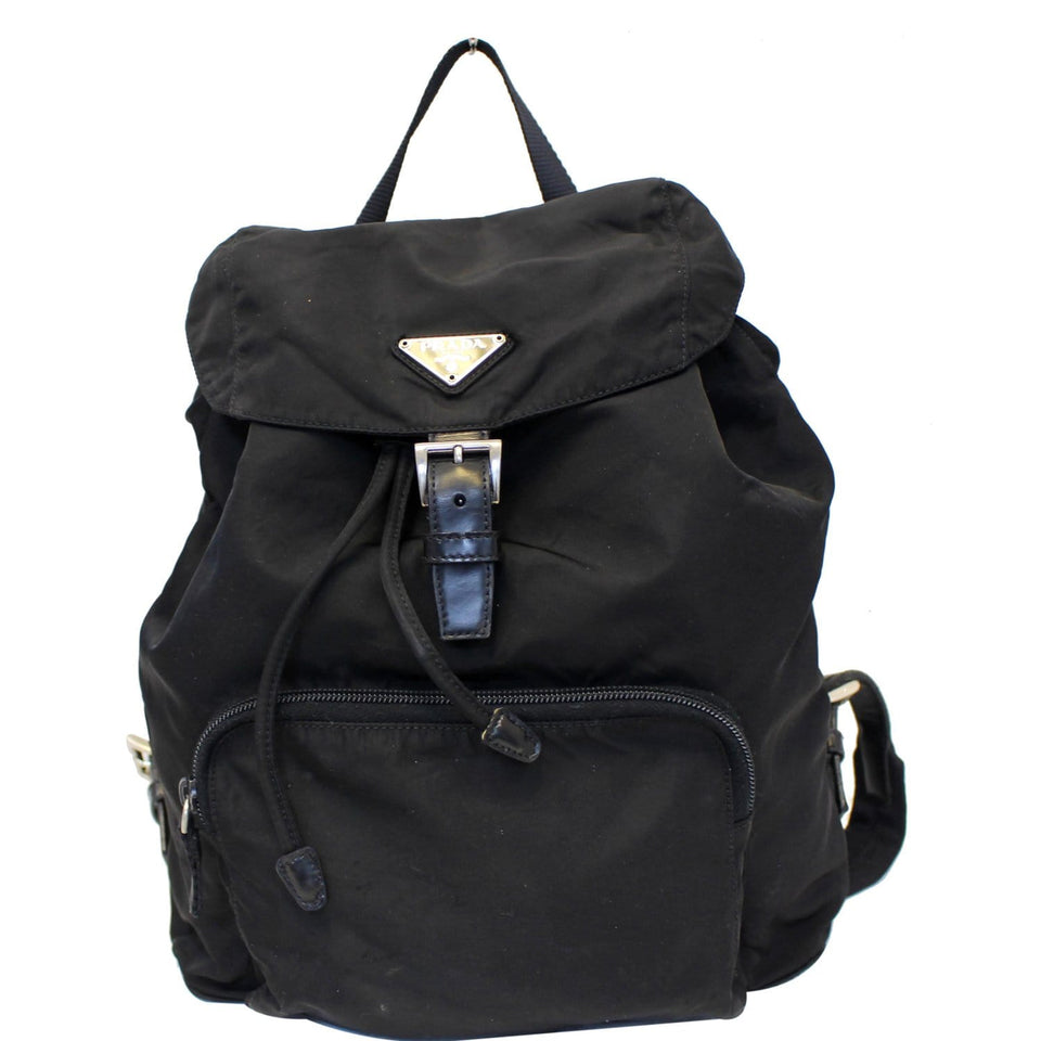Prada Nylon Backpack Bag Black
