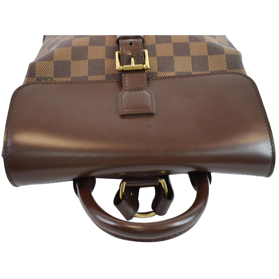 Louis Vuitton Soho Damier Ebene Backpack Bag Brown