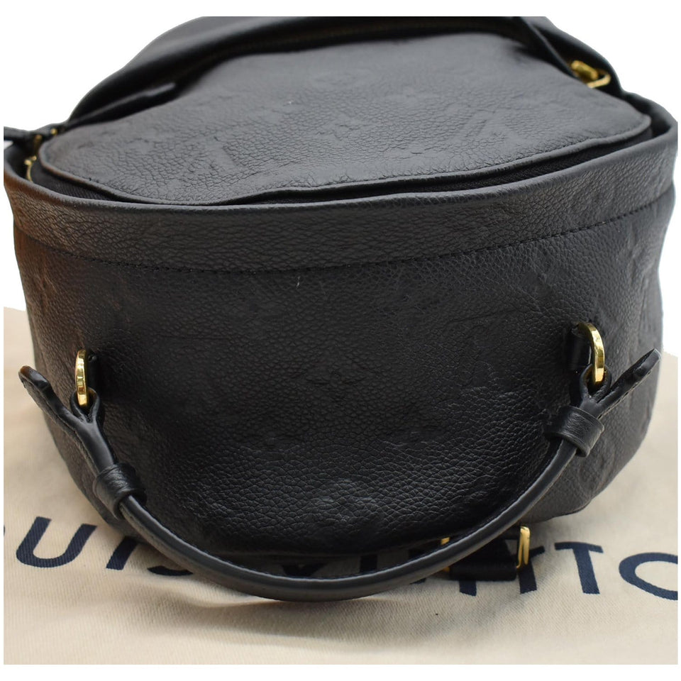 Louis Vuitton Sorbonne Monogram Empreinte Leather Backpack Black