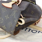 Louis Vuitton Mini Montsouris Monogram Canvas Backpack Bag Brown