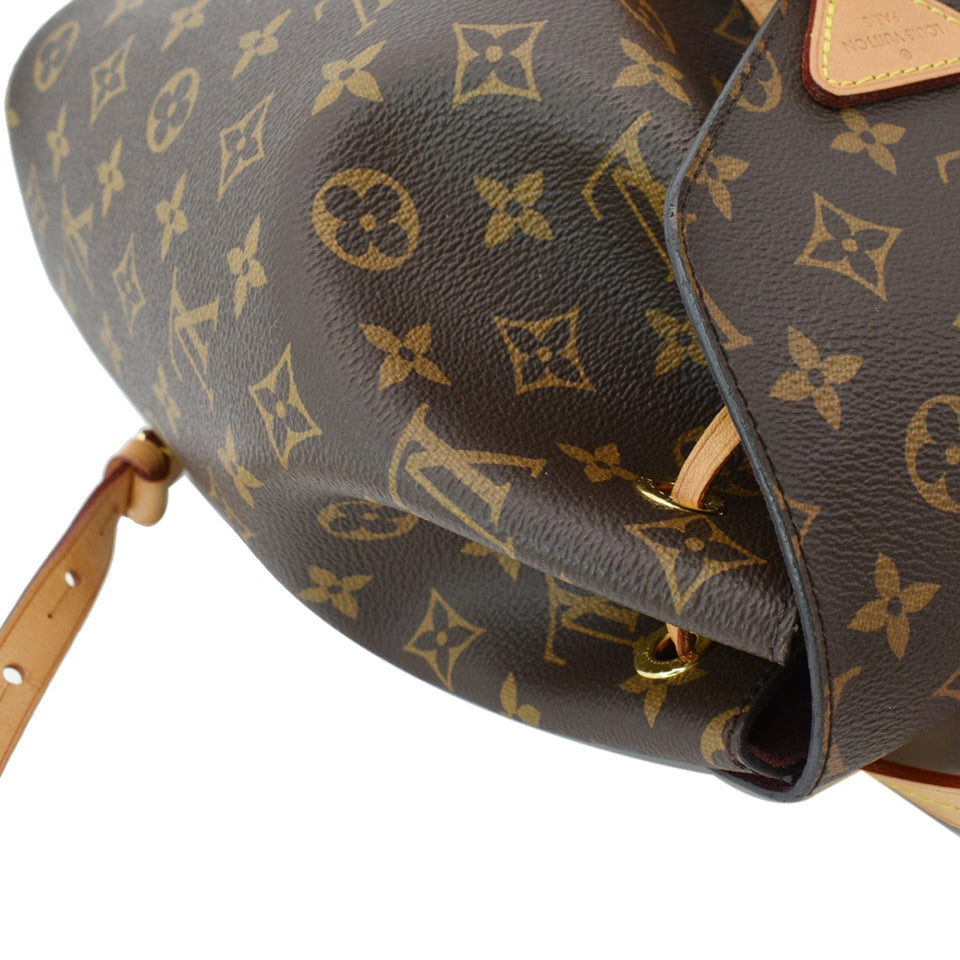 Louis Vuitton Montsouris NM Monogram Canvas Backpack Bag Brown