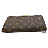 Louis Vuitton Favorite PM Monogram Canvas Clutch Bag Brown
