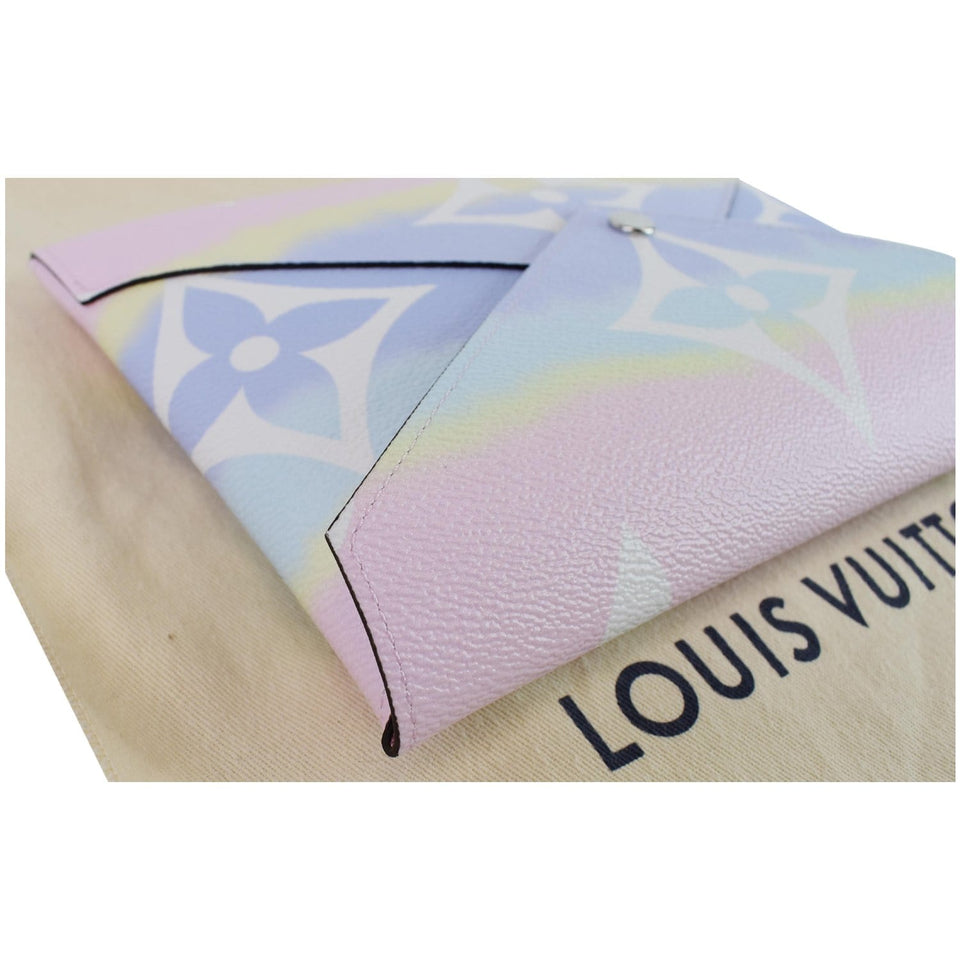 Louis Vuitton Kirigami Pochette Large Monogram Escale Clutch Pastel