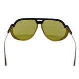 Christian Dior DiorCLUB3S-071C Black Yellow Sunglasses Yellow Lens