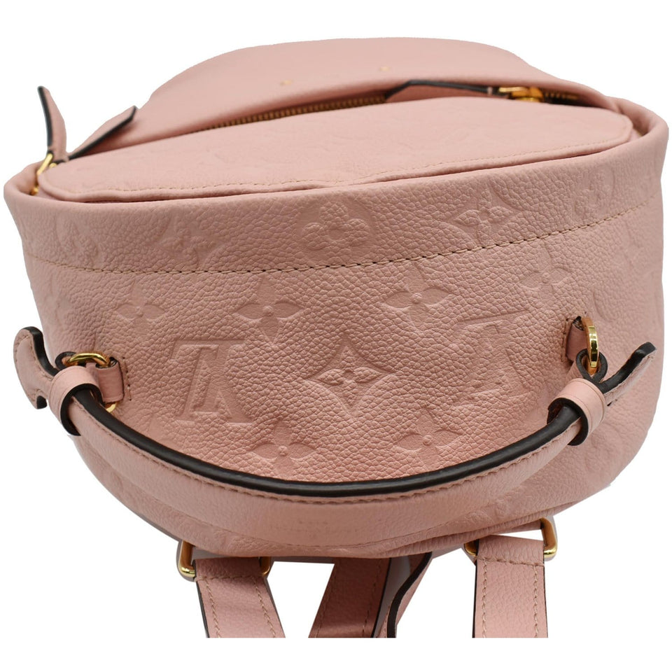 Louis Vuitton Sorbonne Monogram Empreinte Leather Backpack Rose Poudre